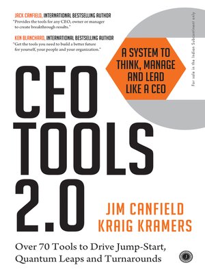 cover image of CEO Tools 2.0 : A System to Think, Manage, and Lead Like a CEO